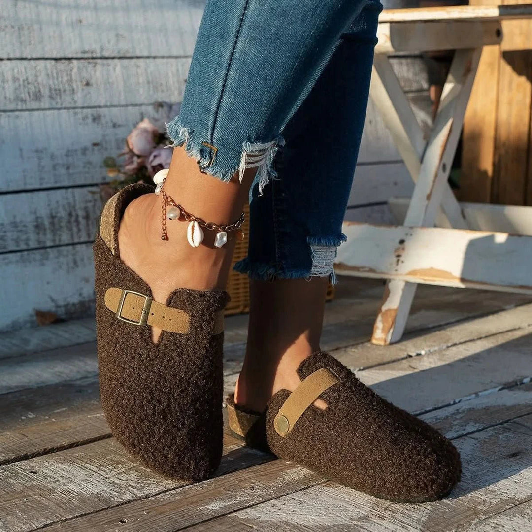 Chaussures d'Hiver Confortables en Laine pour Femmes 5