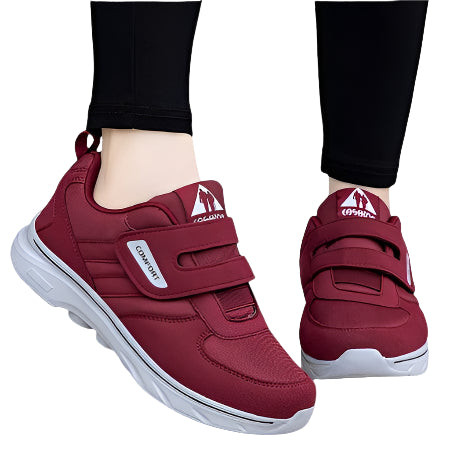 Chaussures de Course à Velcro pour Femmes en Mesh Respirant 4
