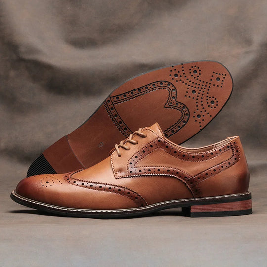 Chaussures de Mariage en Cuir pour Homme Brogue 1