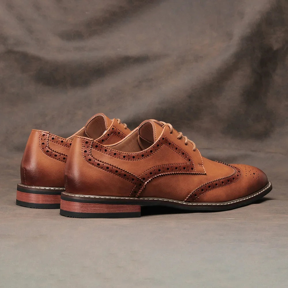 Chaussures de Mariage en Cuir pour Homme Brogue 2