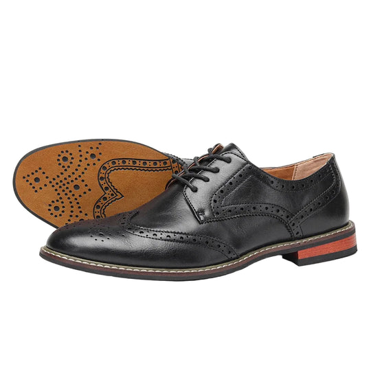 Chaussures de Mariage en Cuir pour Homme Brogue 6