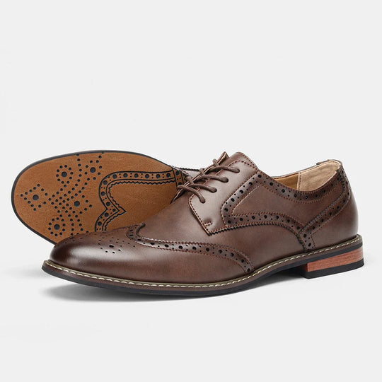 Chaussures de Mariage en Cuir pour Homme Brogue 7