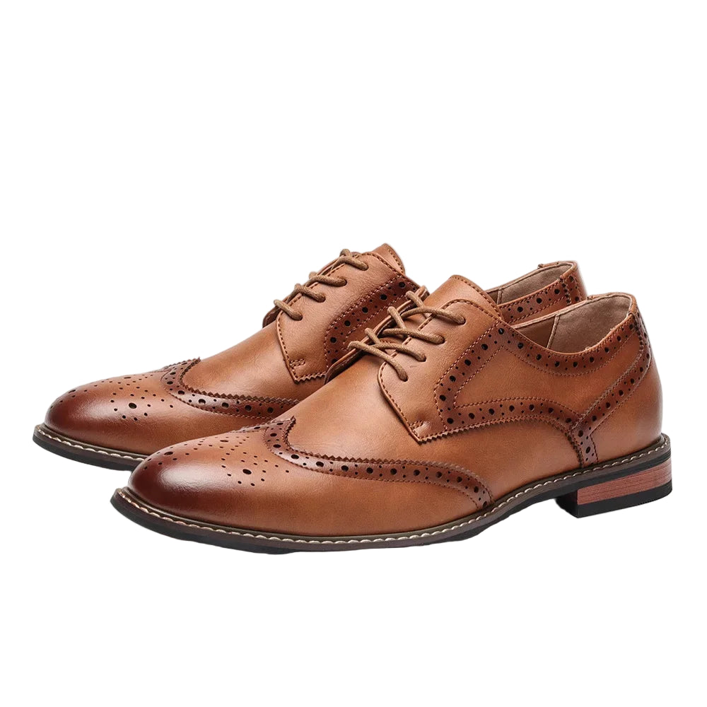 Chaussures de Mariage en Cuir pour Homme Brogue 8
