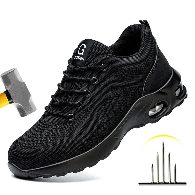 Chaussures de Sécurité Homme Antidérapantes avec Embout en Acier 5