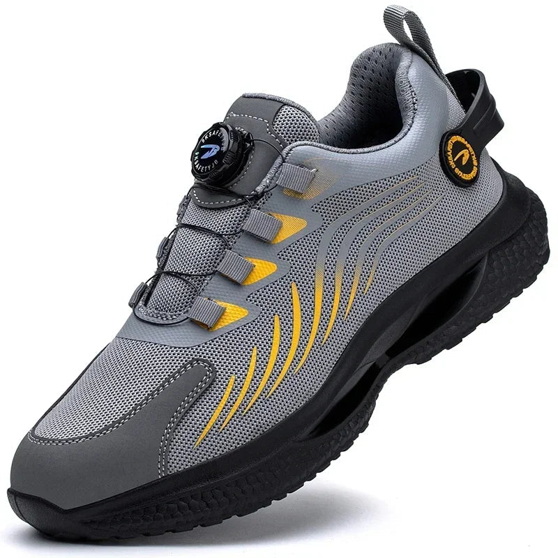 Chaussures de Sécurité Homme Modernes avec Bouton Rotatif 7