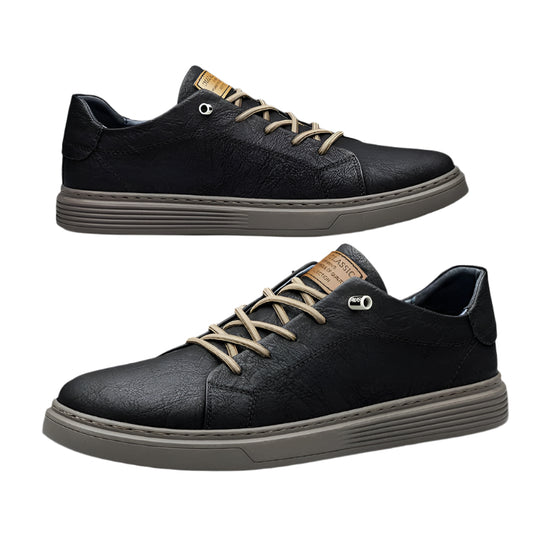 Chaussures de Ville en Cuir pour Hommes en Cuir Italien 0