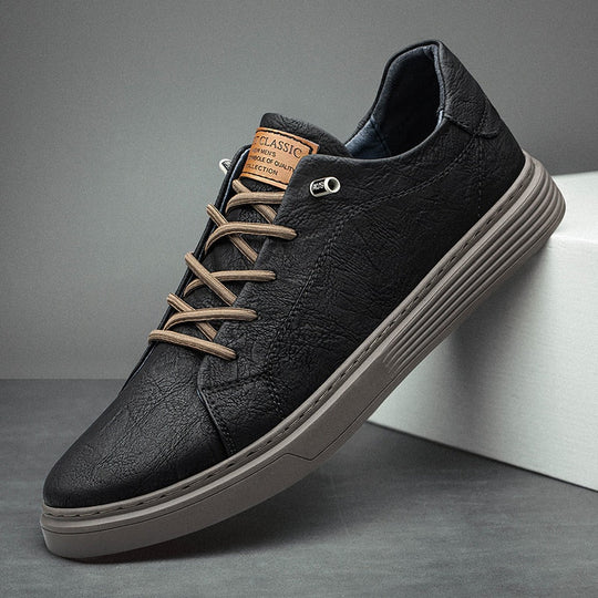 Chaussures de Ville en Cuir pour Hommes en Cuir Italien 1