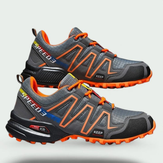 Chaussures de randonnée pour hommes en caoutchouc imperméable, idéales pour la randonnée et l'usage quotidien. 7