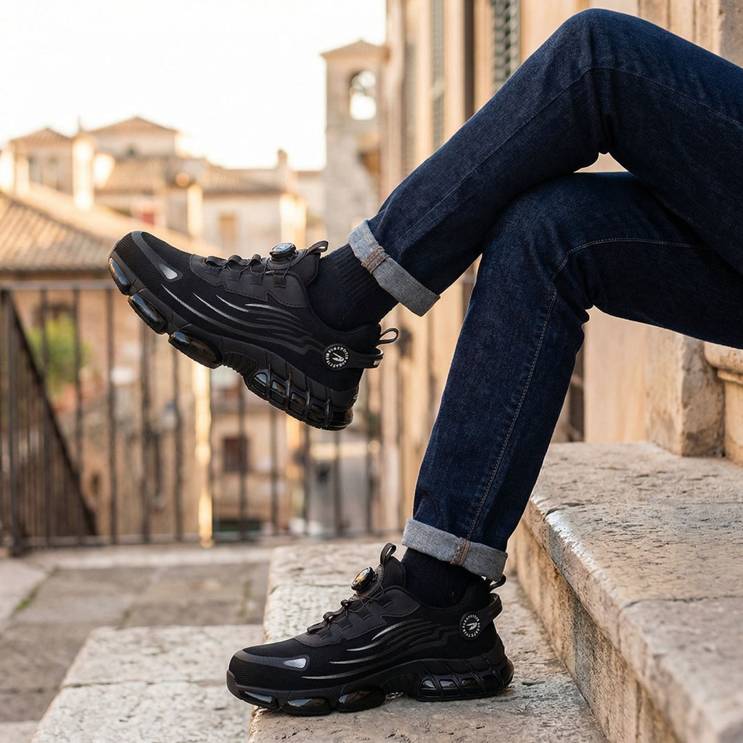 Chaussures de sécurité pour hommes avec embout en acier et semelles antidérapantes 1