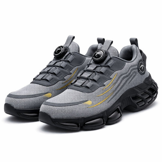 Chaussures de sécurité pour hommes avec embout en acier et semelles antidérapantes 4