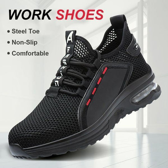 Chaussures de travail ultralégères avec embout en acier 2