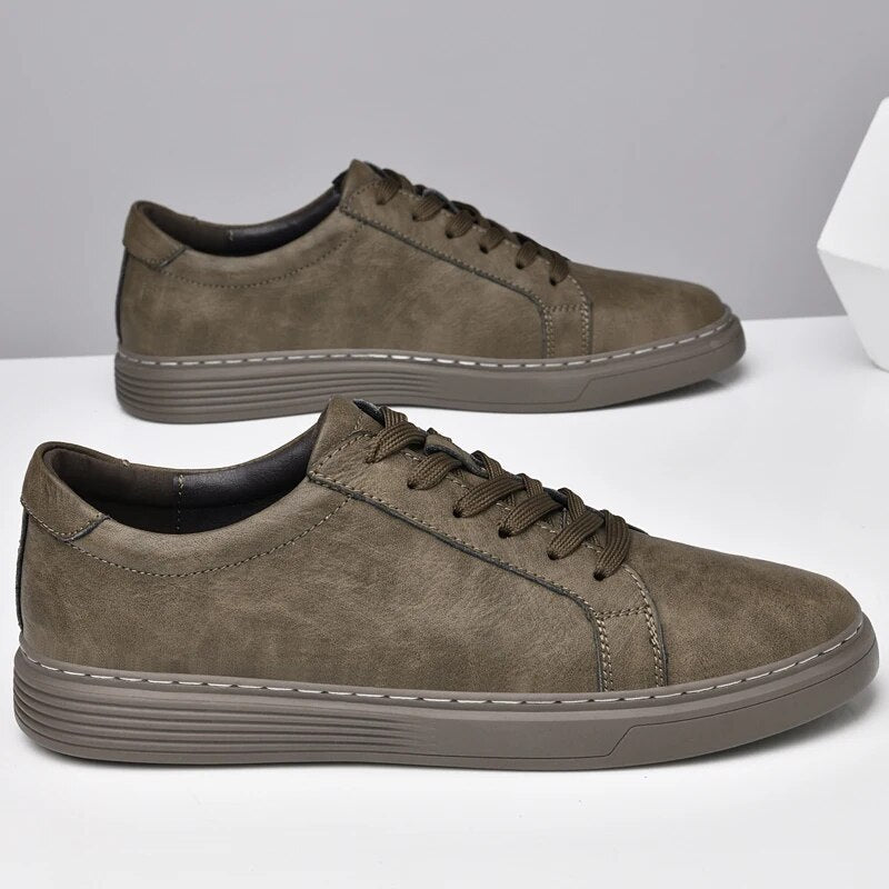 Chaussures en Cuir Véritable pour Hommes Portofino 2