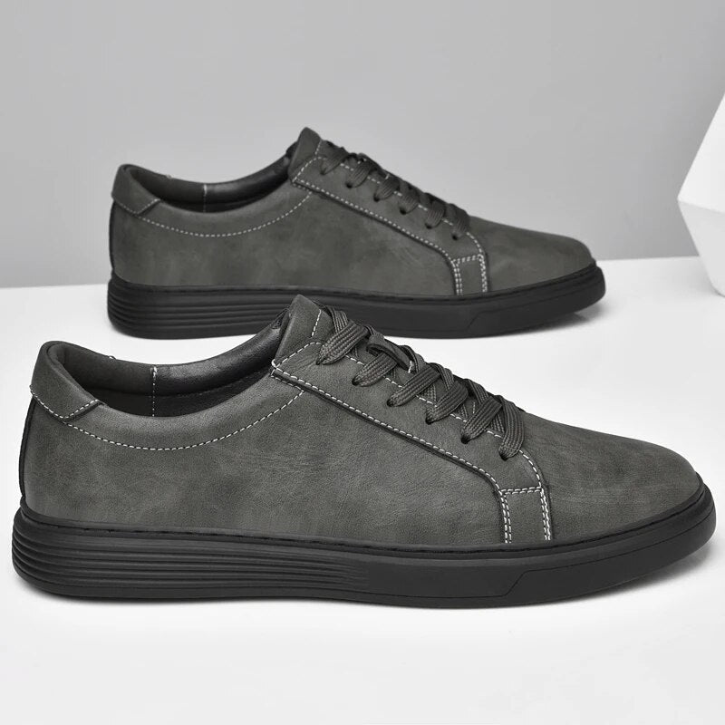 Chaussures en Cuir Véritable pour Hommes Portofino 8
