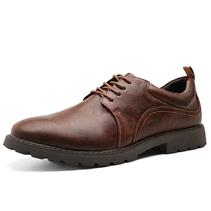Chaussures en Cuir pour Hommes Style Britannique 4