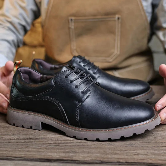 Chaussures en Cuir pour Hommes Style Britannique 5