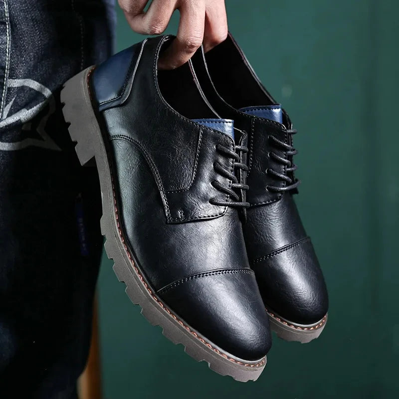 Chaussures en Cuir pour Hommes Style Britannique 7