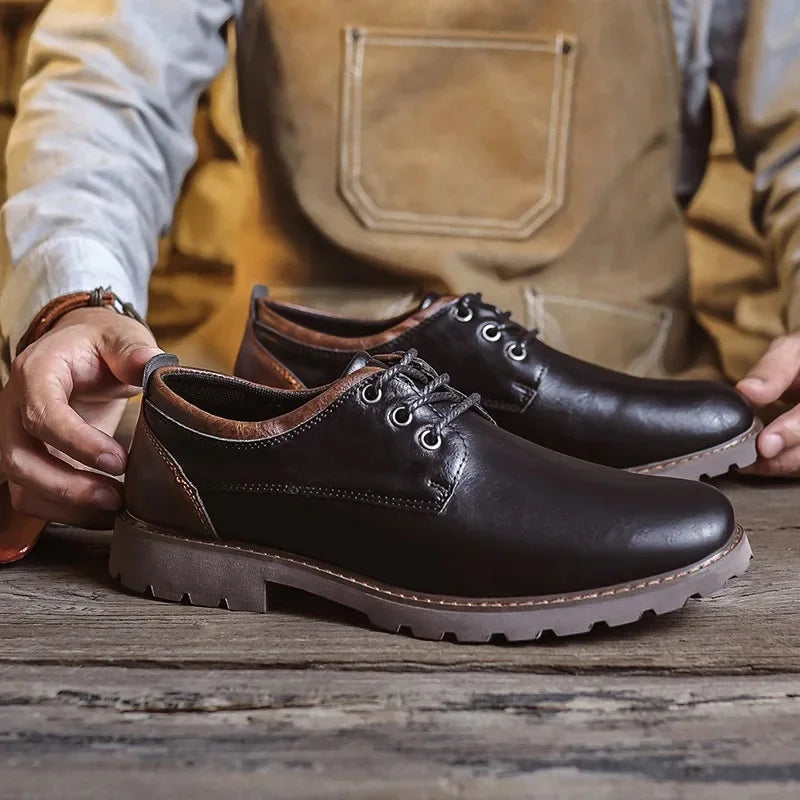 Chaussures en Cuir pour Hommes Style Britannique 8