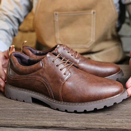 Chaussures en Cuir pour Hommes Style Britannique 9