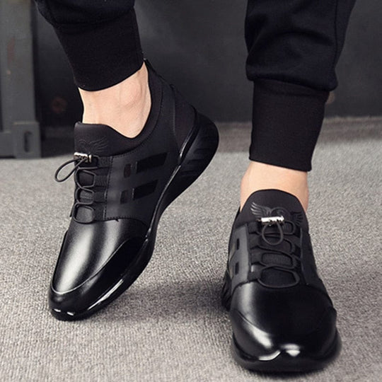 Chaussures pour Hommes en PU Cuir et Caoutchouc 3