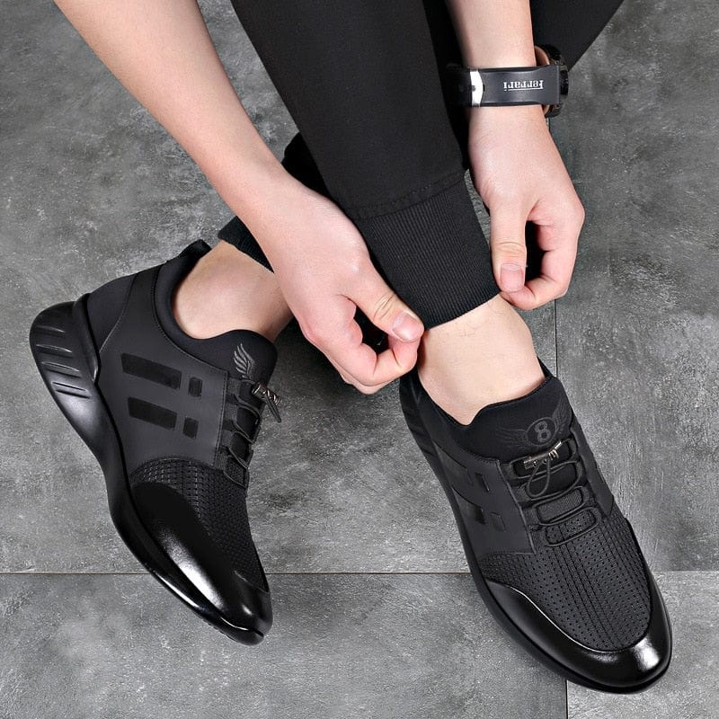 Chaussures pour Hommes en PU Cuir et Caoutchouc 9