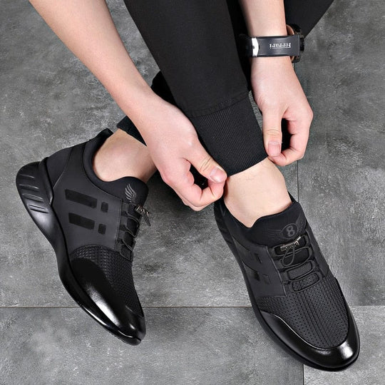 Chaussures pour Hommes en PU Cuir et Caoutchouc 9