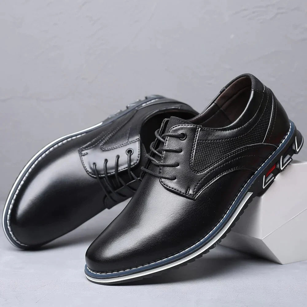 Chaussures pour hommes en cuir avec style 1