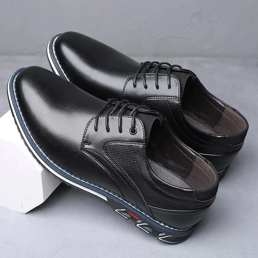 Chaussures pour hommes en cuir avec style 2