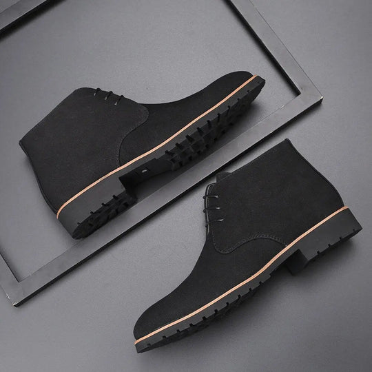 Chaussures pour hommes en cuir suédé 0