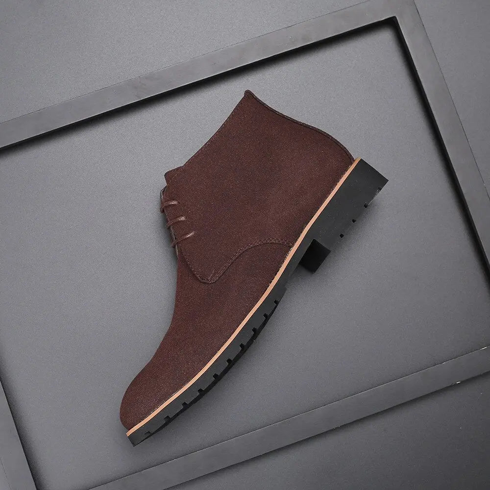 Chaussures pour hommes en cuir suédé 5