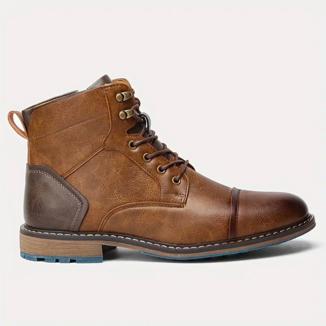 Chaussures pour hommes en cuir vintage 3