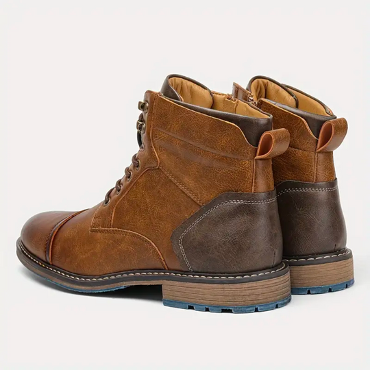 Chaussures pour hommes en cuir vintage 4