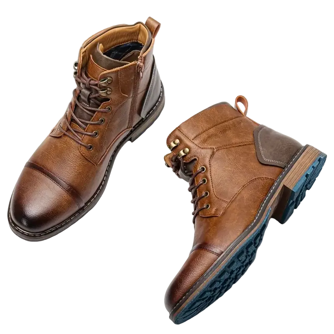 Chaussures pour hommes en cuir vintage 5