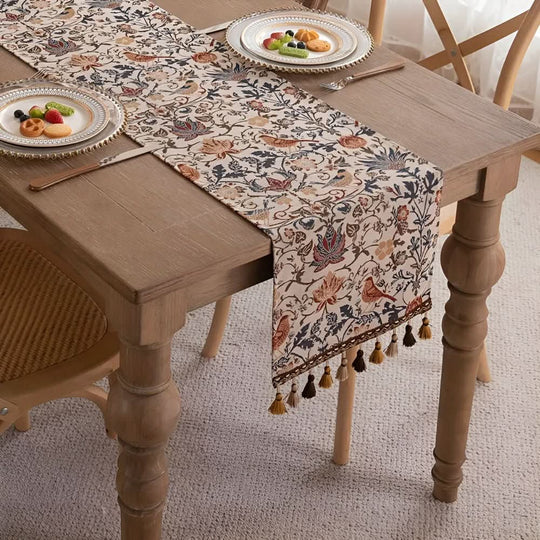 Chemin de Table Floral pour Décoration Intérieure 2
