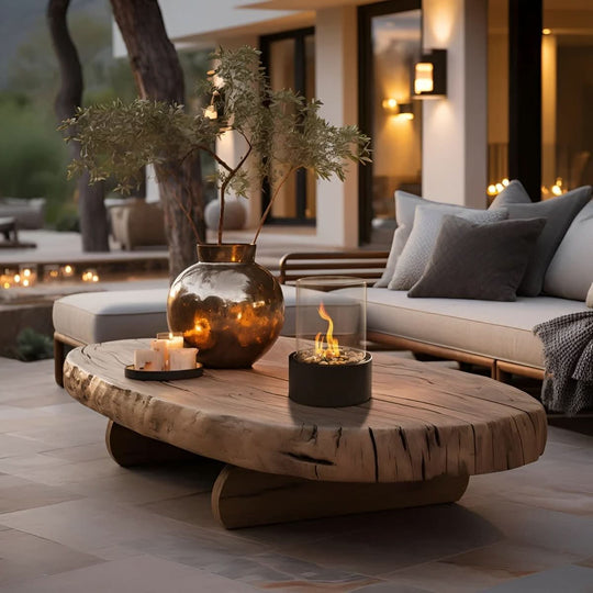 Cheminée de Table Moderne pour Intérieur et Extérieur 7