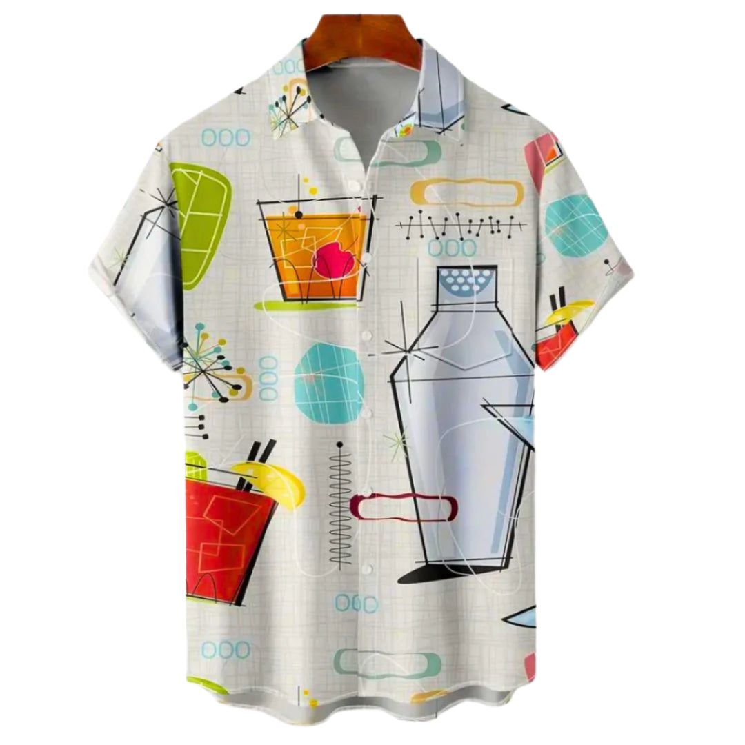 Chemise Décontractée Happy Hour en Tissu Léger 0