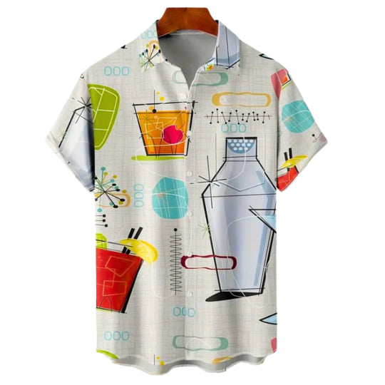 Chemise Décontractée Happy Hour en Tissu Léger 0