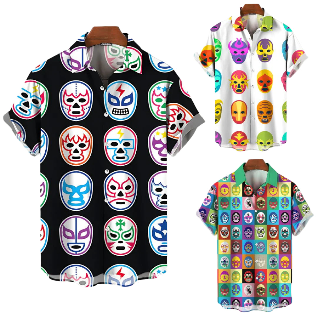 Chemise Décontractée Luchador Ensemble #2 0