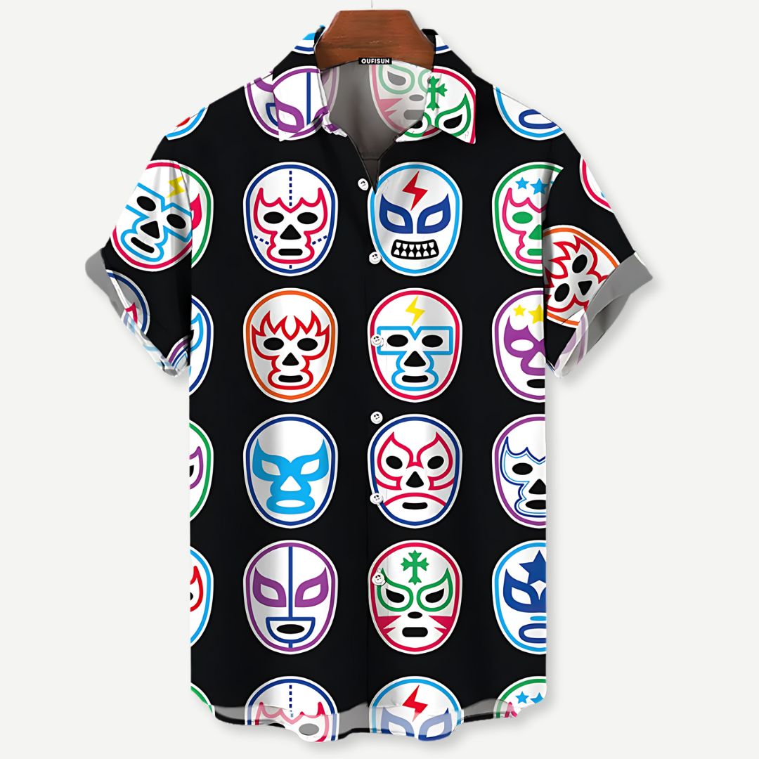 Chemise Décontractée Luchador Ensemble #2 1