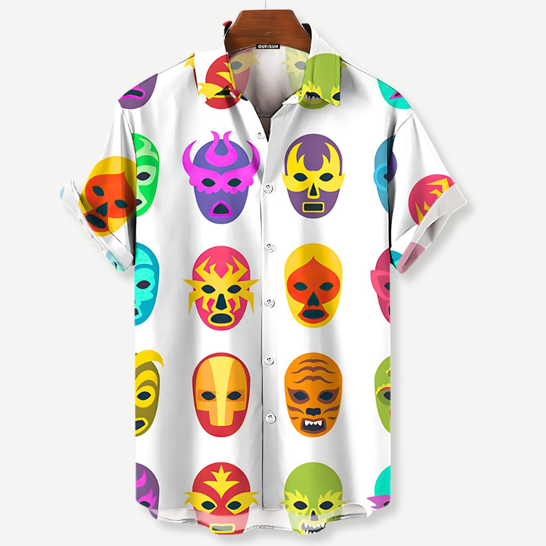 Chemise Décontractée Luchador Ensemble #2 2