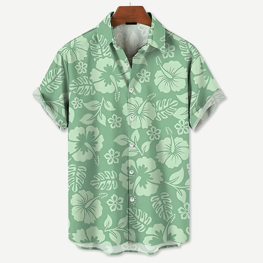 Chemise Décontractée à Imprimé Floral 1