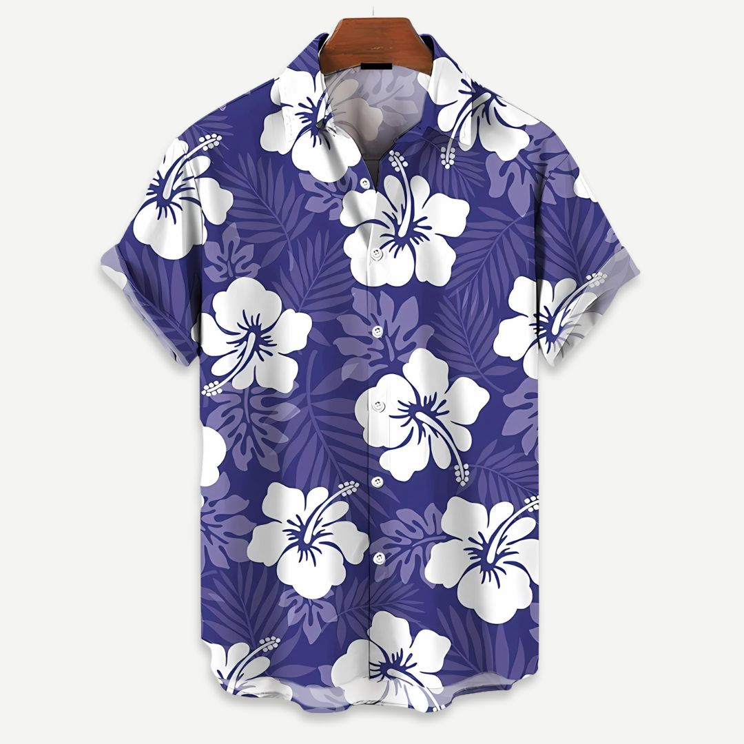 Chemise Décontractée à Imprimé Floral 2
