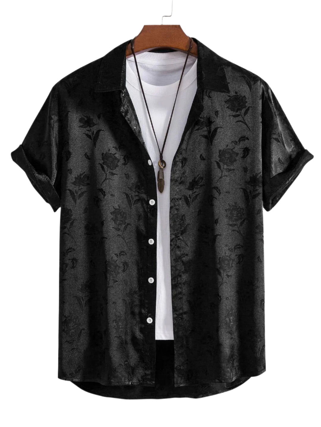 Chemise Femme à Fleurs Brodées en Coton 0