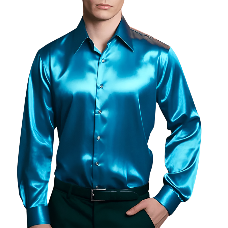 Chemise Homme Business Coupe Moderne en Coton Automne Hiver 0