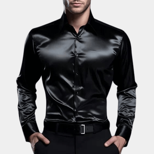 Chemise Homme Business Coupe Moderne en Coton Automne Hiver 1