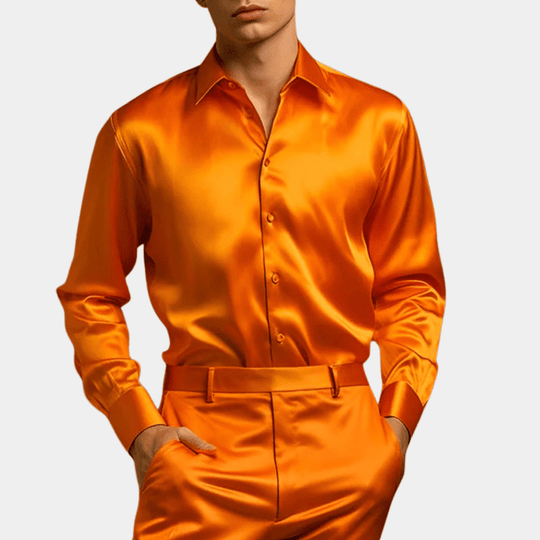 Chemise Homme Business Coupe Moderne en Coton Automne Hiver 3