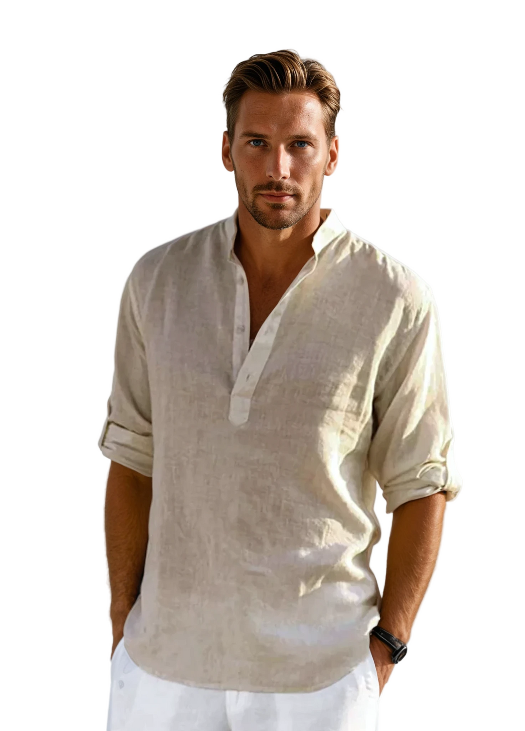 Chemise Homme Décontractée Respirante Style Polyvalent 0