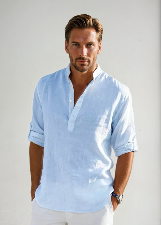 Chemise Homme Décontractée Respirante Style Polyvalent 5
