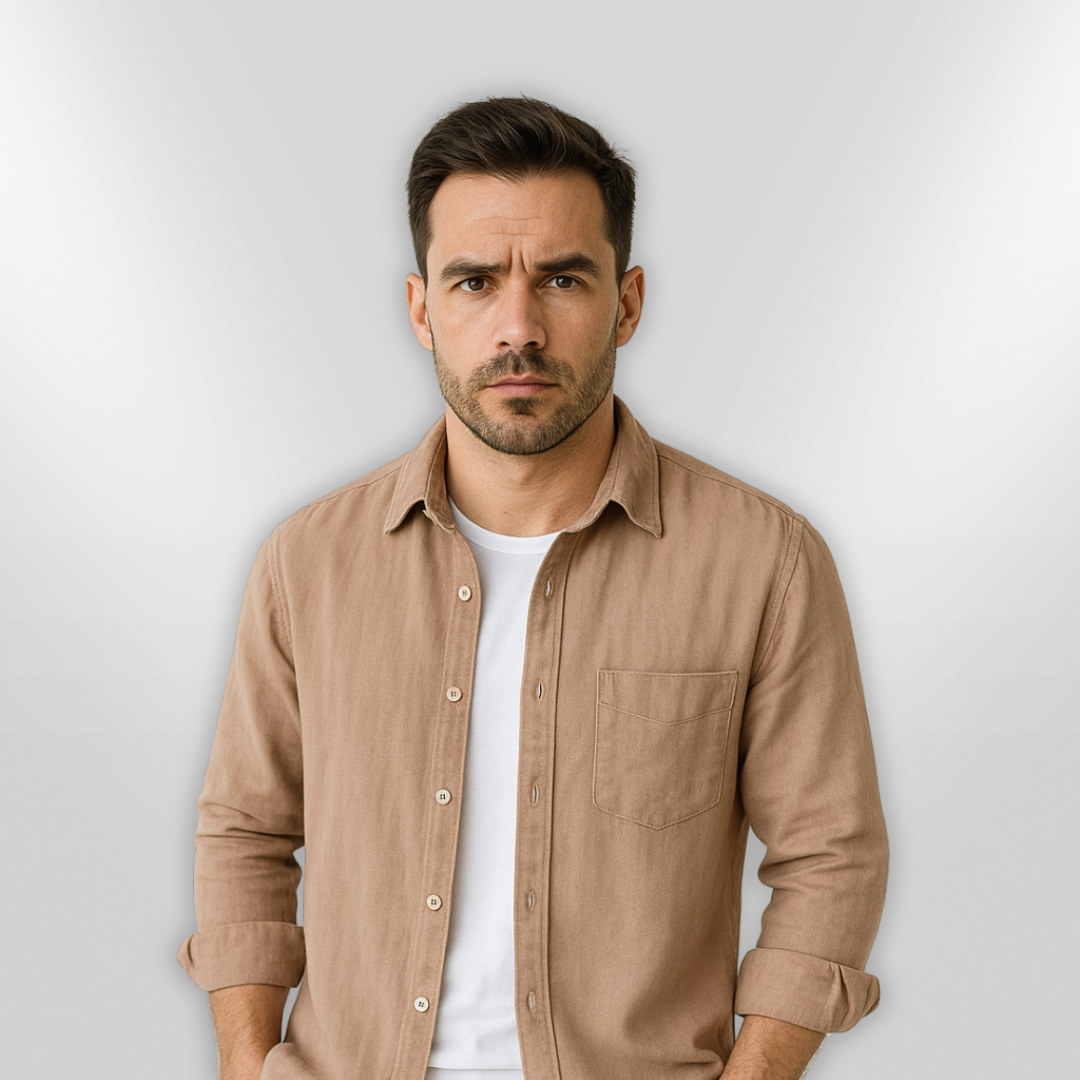 Chemise Homme Décontractée Tissu Léger Respirant 5