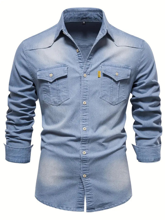Chemise Homme Denim Printemps 2025 1