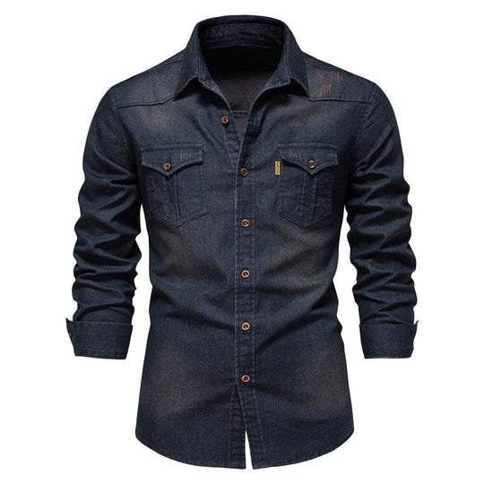 Chemise Homme Denim Printemps 2025 3